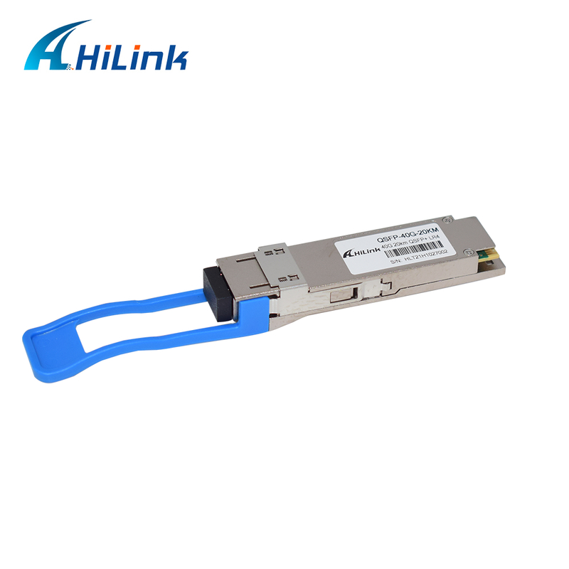 Transcepteur optique QSFP+ de 40 Gb/s de 20 km, branchable à chaud avec connecteur LC duplex et DDM pour un fonctionnement de 0 à 70 °C