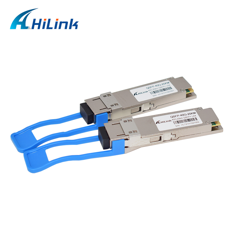 Transcepteur optique QSFP+ de 40 Gb/s de 20 km, branchable à chaud avec connecteur LC duplex et DDM pour un fonctionnement de 0 à 70 °C