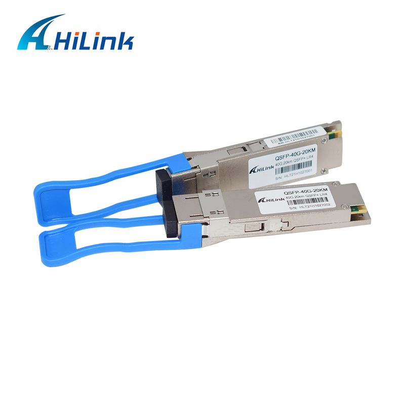 Transcepteur optique QSFP+ de 40 Gb/s de 20 km, branchable à chaud avec connecteur LC duplex et DDM pour un fonctionnement de 0 à 70 °C