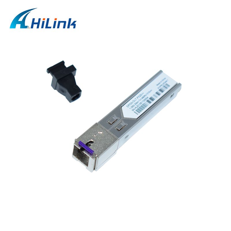 Émetteur-récepteur EPON OLT SFP avec PX20+ PX20++ PX20+++ pour un débit de données de 1,25 Gbps et une transmission de 20 km