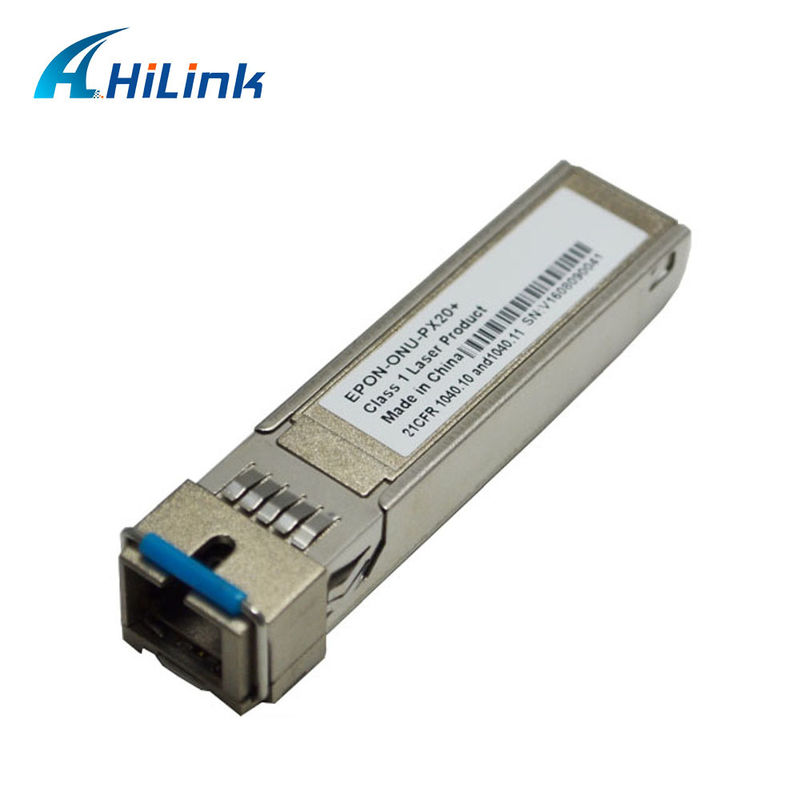 1.25G EPON ONU Transcepteur SFP avec récepteur SC/UPC pour une distance de 20 km et une plage de température de 0 °C ~ +70 °C