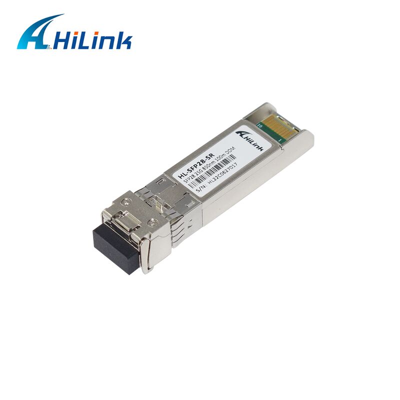 Émetteur-récepteur optique Hilink 25G SFP28 avec une distance de 100M, garantie de 3 ans et certification CE RoH