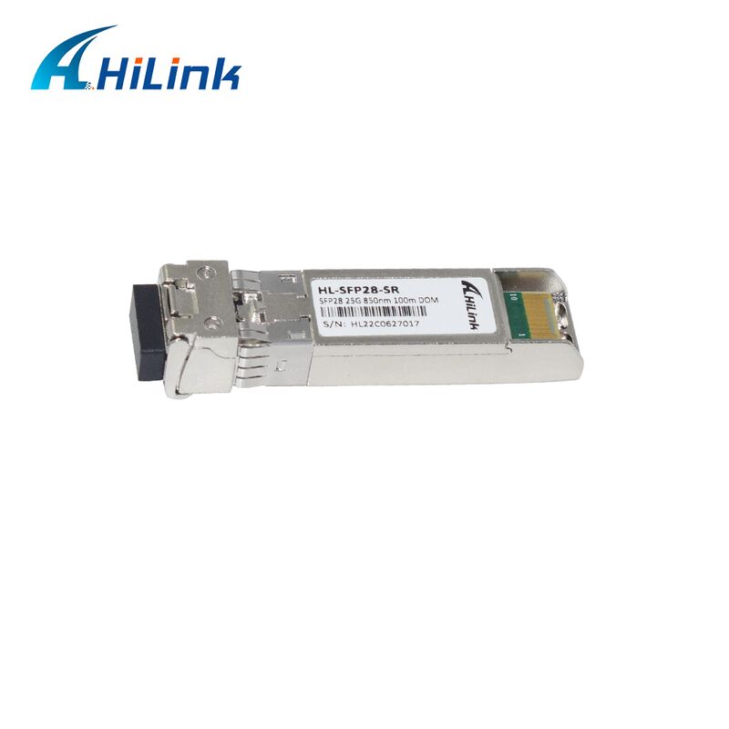Émetteur-récepteur optique Hilink 25G SFP28 avec une distance de 100M, garantie de 3 ans et certification CE RoH