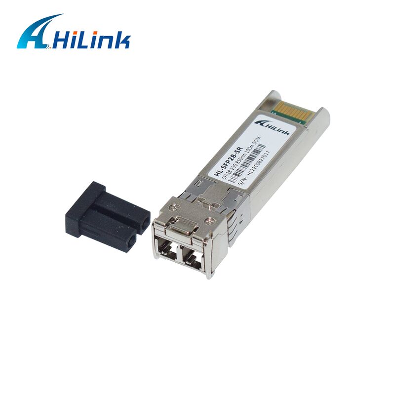 Émetteur-récepteur optique Hilink 25G SFP28 avec une distance de 100M, garantie de 3 ans et certification CE RoH