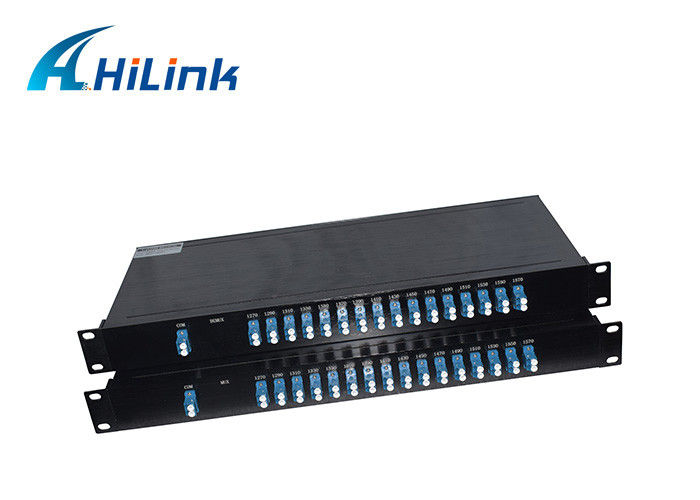 16 canaux choisissent le bâti de support du connecteur 1U du module LC/UPC de la fibre CWDM Mux Demux