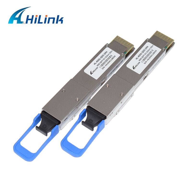 Module optique Hilink HL-400G-QDD-DR4 400 Gb/s 500M QSFP-DD DR4 MPO-12 compatible