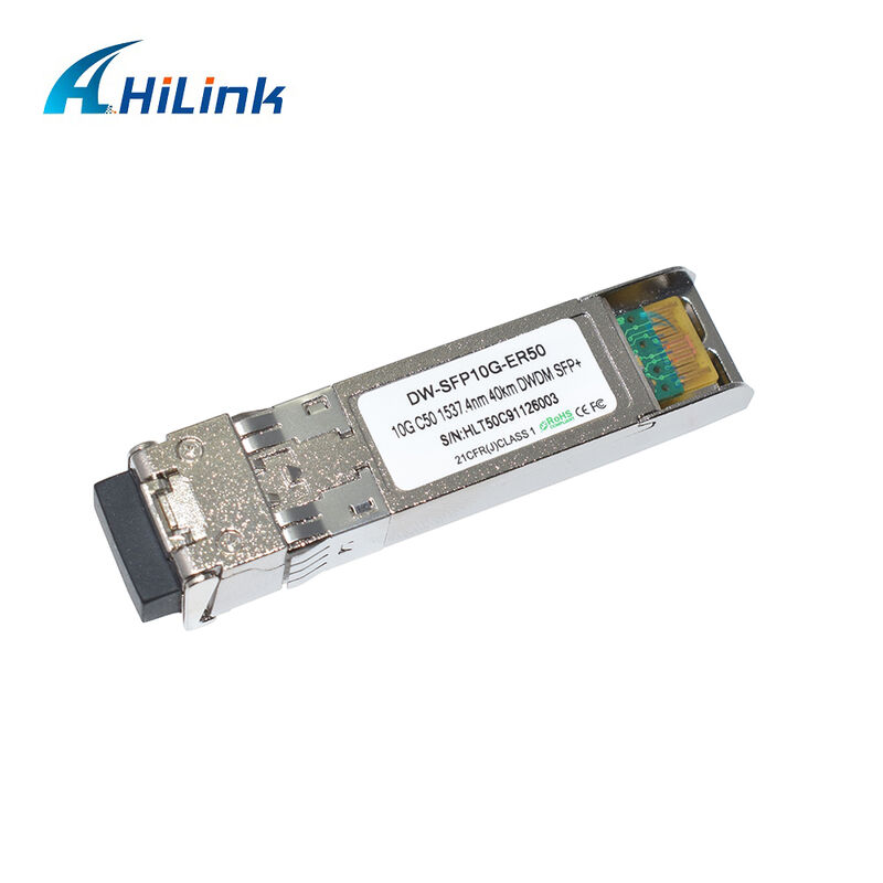 Hilink 10Gb SFP+ DWDM SFP 100GHz CH17~61 Optionnel Module optique de récepteur à 40 km Duplex LC Commercial Industriel
