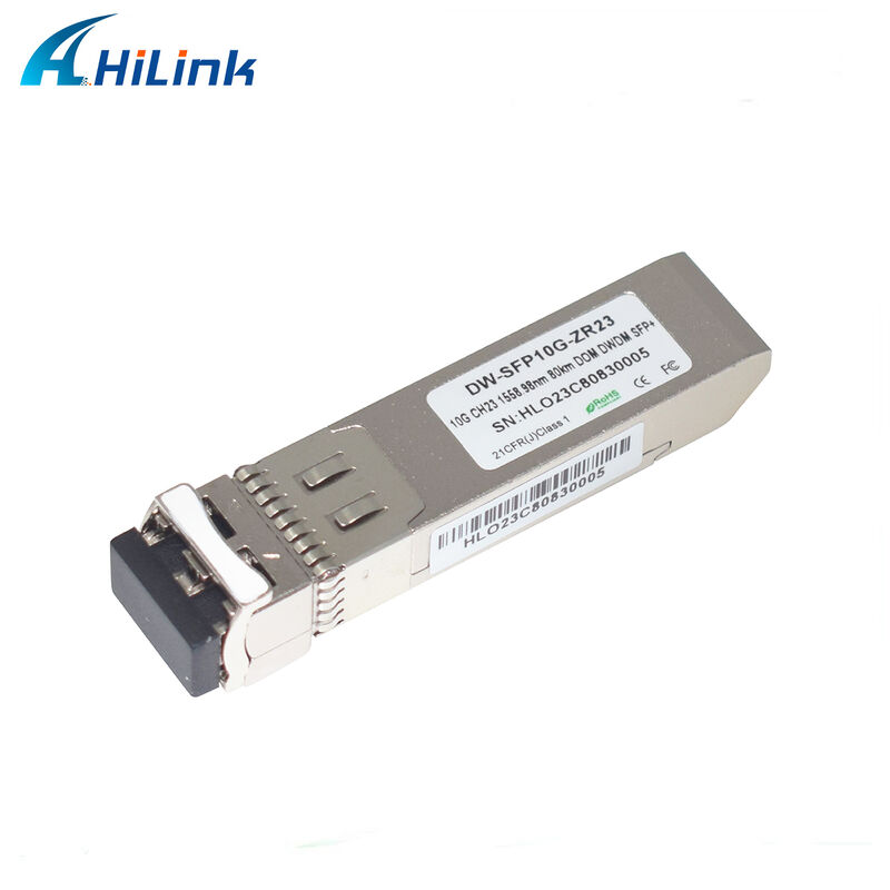 Module émetteur-récepteur optique Hilink 10Gb SFP+ DWDM SFP 100GHZ CH17~61 Optionnel 80km Duplex LC Commercial Industriel