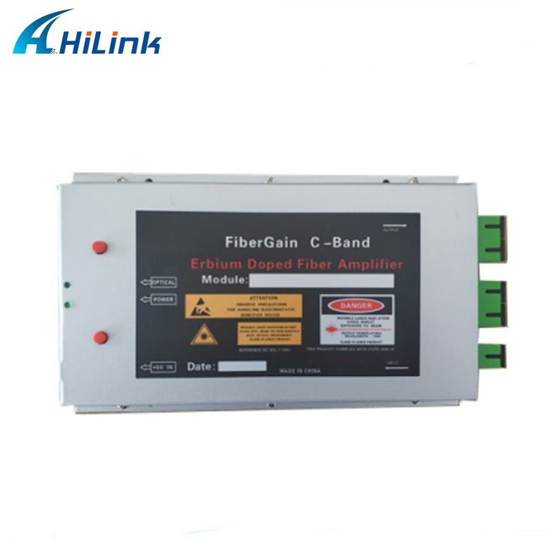 Hilink MINI Type EDFA 1550nm 15dBm 1 entrée 1 sortie CATV Bâtiment Télécom ERBIUM-DOPED AMPLIFIER en fibre