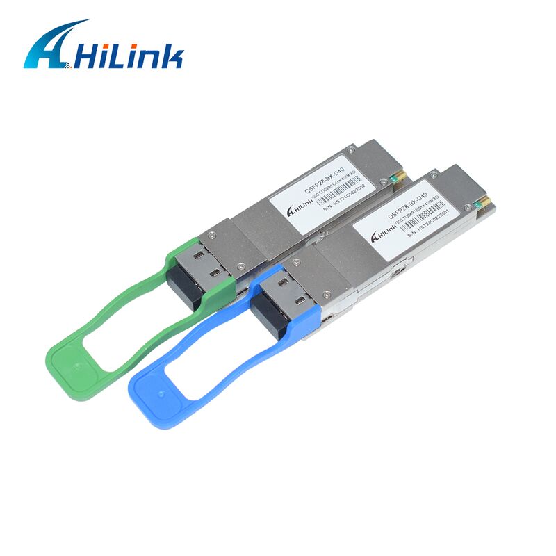 Transceiver optique Hilink QSFP28-BX-UD40 100G BiDi avec une portée de 40 km pour les applications de centre de données