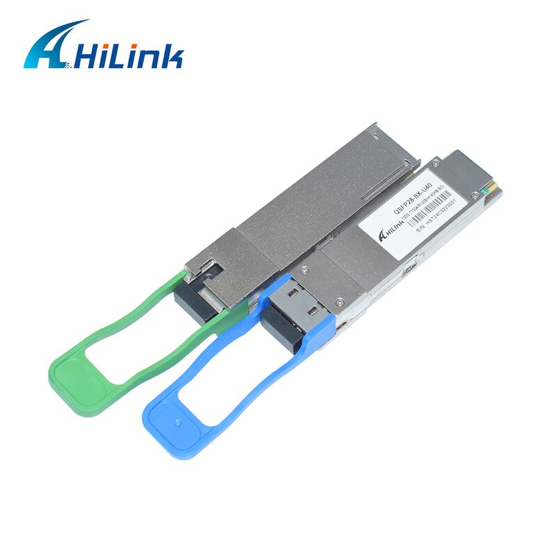 Transceiver optique Hilink QSFP28-BX-UD40 100G BiDi avec une portée de 40 km pour les applications de centre de données