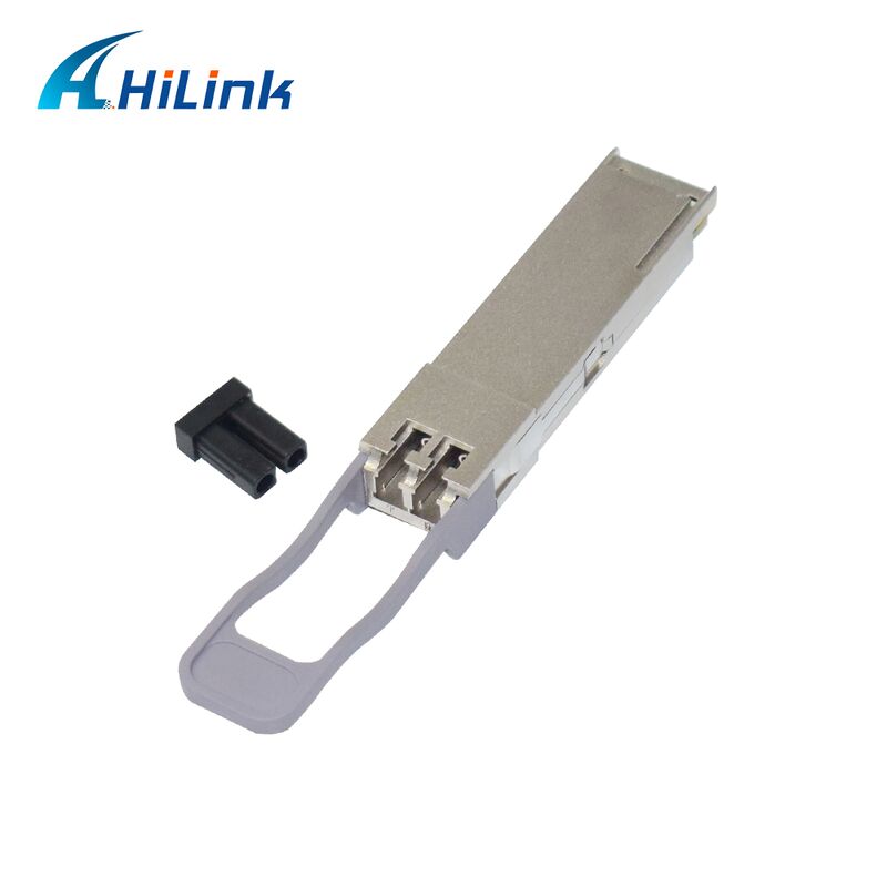 Module d'émetteur-récepteur optique Hilink 100G QSFP28 avec une distance de 100 km, un débit de données 100G et une conformité ZR4+