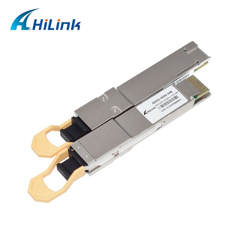 Transcepteur optique Hilink QSDD-400G-SR 400G QSFP56-DD SR8 avec débit de données 400G, longueur d'onde 850nm et distance de 100m
