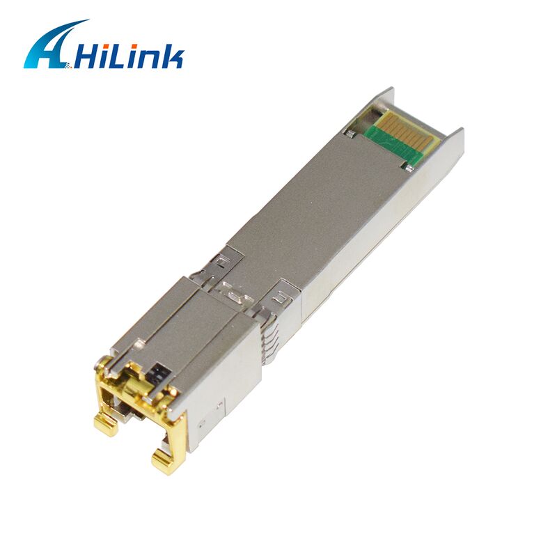 Transceiver SFP+ Hilink 10G avec débit de données de 30M/80M de distance et module cuivre 10GBASE-T conforme RoHS