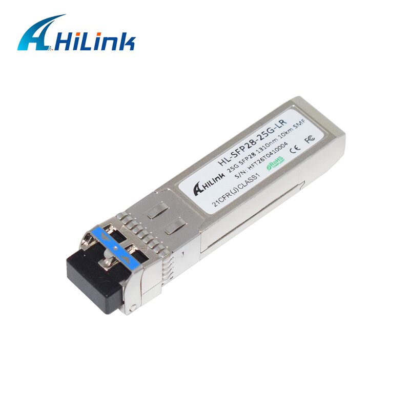 Transcepteur HL-SFP28-LR-10KM 25G SFP28 avec une distance de transmission de 10 km, un débit de données de 25,78 Gbps et une faible consommation d'énergie < 1,2 W