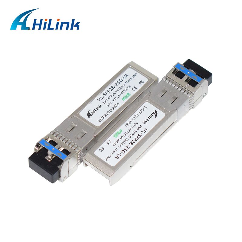 Transcepteur HL-SFP28-LR-10KM 25G SFP28 avec une distance de transmission de 10 km, un débit de données de 25,78 Gbps et une faible consommation d'énergie < 1,2 W