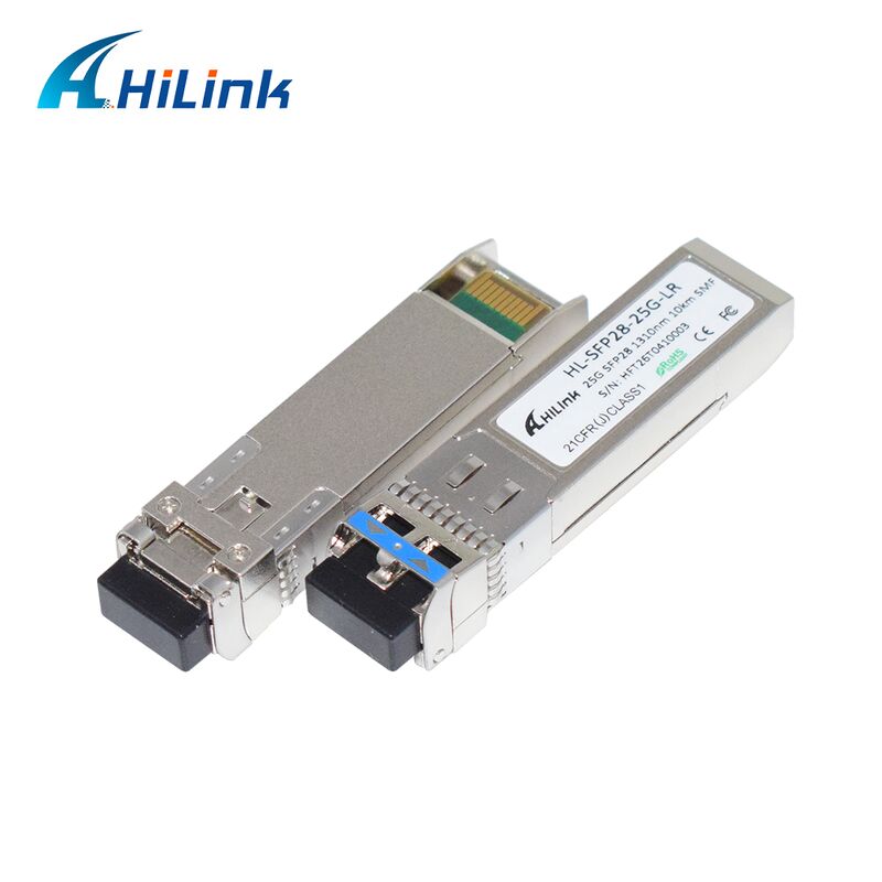 Transcepteur HL-SFP28-LR-10KM 25G SFP28 avec une distance de transmission de 10 km, un débit de données de 25,78 Gbps et une faible consommation d'énergie < 1,2 W