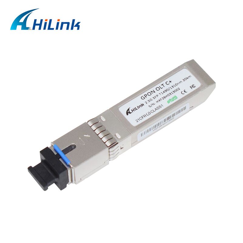 Module 20KM SC/UPC 1490nm/1310nm SFP 2.5Gbps/1.25Gbps GPON OLT de GPON SFP OLT C+