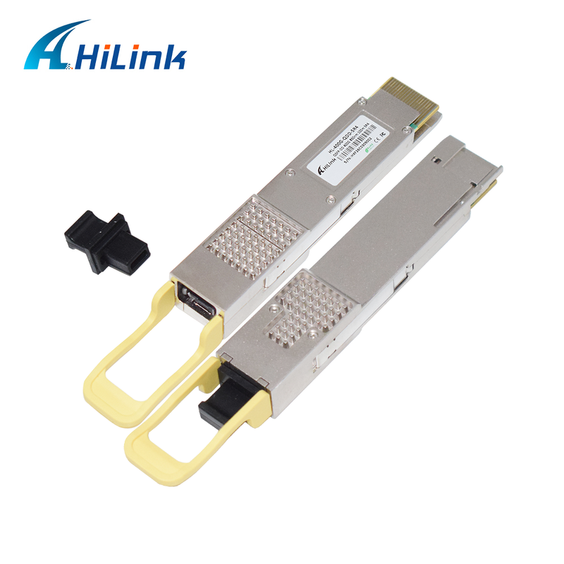 Hilink Compatible 400G QSFP-DD SR4 Optical Module with MPO-12 Connector for 100m Transmission