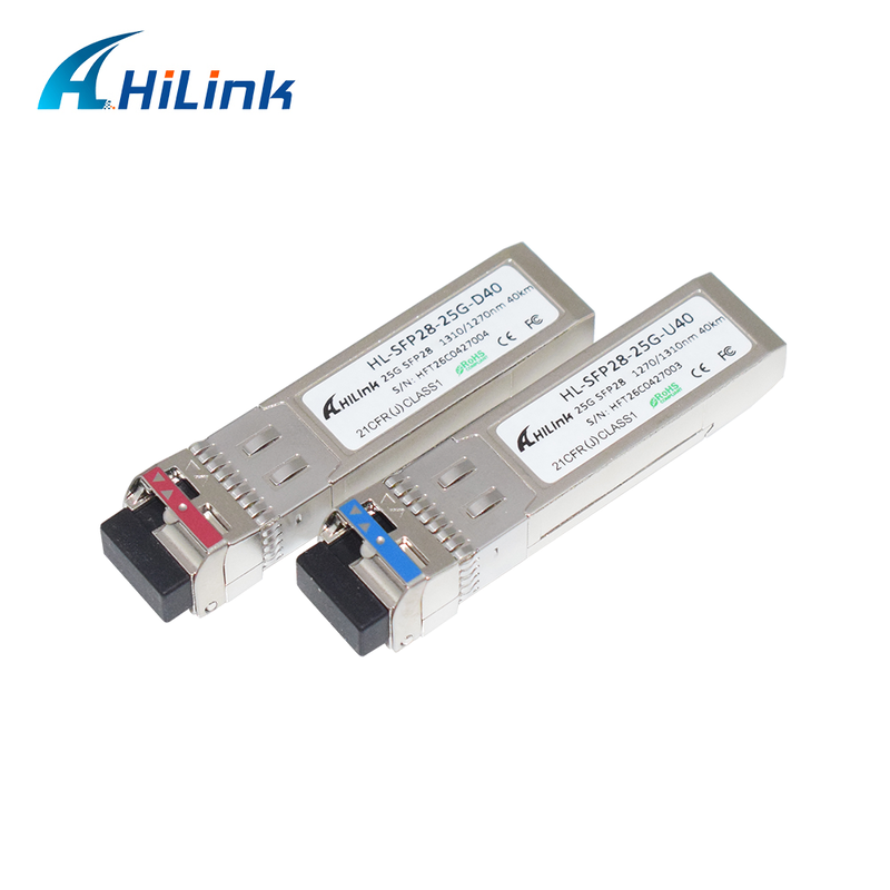 25GBASE SFP28 25G BIDI 10KM 1270/1330nm DML+PIN LC module optique émetteur-récepteur