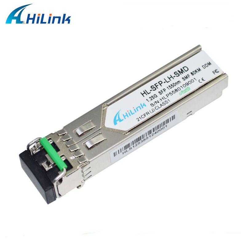 Hilink 1.25Gb/s Transcepteur optique SFP 1550nm 80km enfichable à chaud GBIC conforme à la norme RoHS