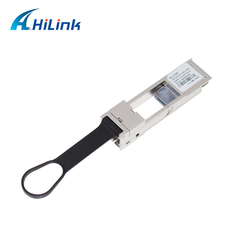 Adapteur QSA28 Port 100G QSFP28 à 25G SFP28 Convertisseur de fente avec conception branchable et intégré EEPROM DDMI Monitoring