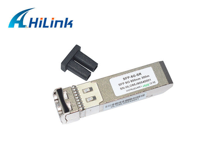 Connecteur optique à plusieurs modes de fonctionnement du module 850nm SFP-6G-SR 300M LC d'émetteur-récepteur des DOM de SFP+