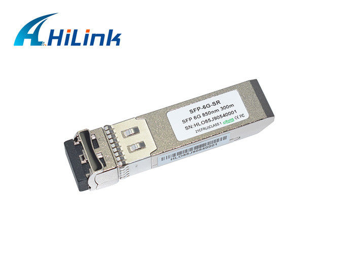 Connecteur optique à plusieurs modes de fonctionnement du module 850nm SFP-6G-SR 300M LC d'émetteur-récepteur des DOM de SFP+