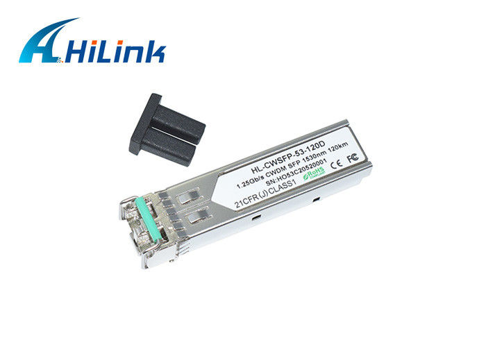 Connecteur des DOM 1530nm LC du module 1000base 1.25G 120KM d'émetteur-récepteur de CWDM MUX SFP