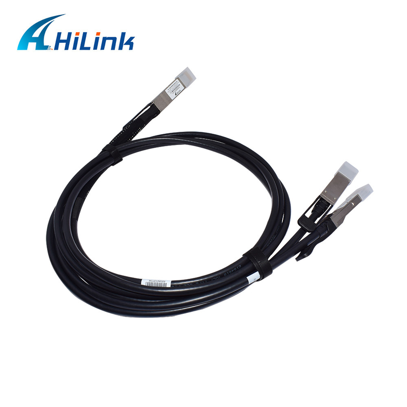 2M 400G DAC Cable QSFPDD câble direct de Twinax d'en cuivre de 2X200G/SFP56DAC 30AWG à attache