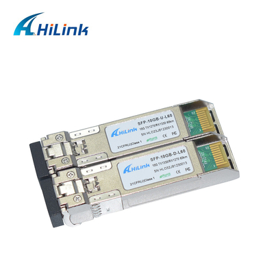module BIDI 60KM SFP+ 10G-ER4-60KM SMF 1270nm/1330nm d'émetteur-récepteur de 10G 60KM SFP+