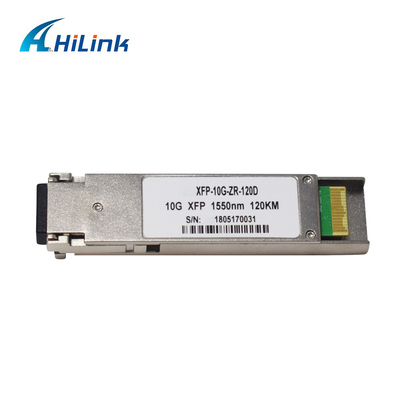 Mode unitaire DDM de double fibre de ZR de l'émetteur-récepteur 1550nm 100KM du connecteur 10G XFP de LC