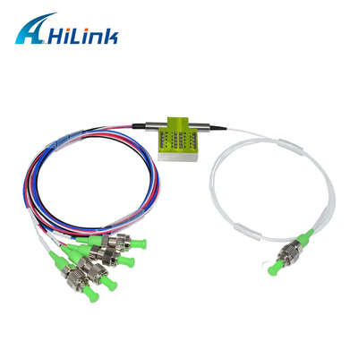 SM 1260 | 1620nm 900um de commutateur optique de FSW 1x4 verrouillant non le connecteur de FC/RPA