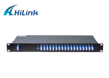 18 multiplexeur de la fibre 1270-1610nm LC/UPC 20nm de duplex de module des canaux CWDM Mux Demux