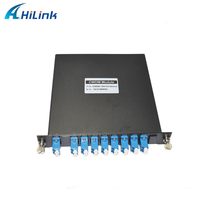 8CH CWDM 1270nm-1410nm 8 canaux CWDM DEMUX LGX Des appareils CWDM en paquet