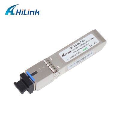 Module 20KM SC/UPC 1490nm/1310nm SFP 2.5Gbps/1.25Gbps GPON OLT de GPON SFP OLT C+