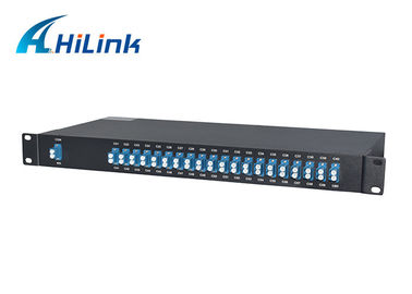le module MUX DEMUX de 40CH AAWG DWDM choisissent le connecteur de la longueur C21-C60 LC/UPC de la fibre 0.7m