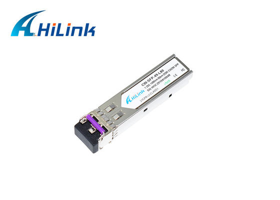 Module optique 1.25g 1270-1610nm RoHS d'Ethernet de SFP de fibre de module de CWDM SFP conforme