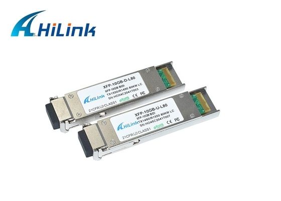 émetteur-récepteur LC TX1490nm de fibre des modules SFP de 80km BIDI XFP 10G