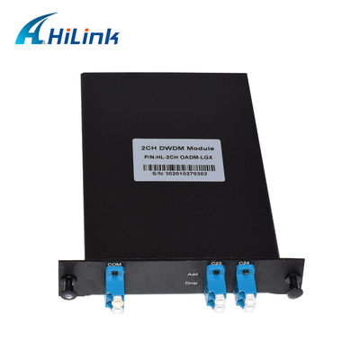 1310nm 2ch optiques ajoutent le multiplexeur Dwdm de baisse ajoutent Oadm Mux Demux Dwdm