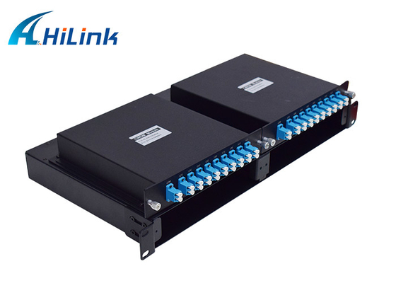 La solution CWDM MUX 1U de WDM de 18 canaux étire le PC de Sc FC LC RPA UPC